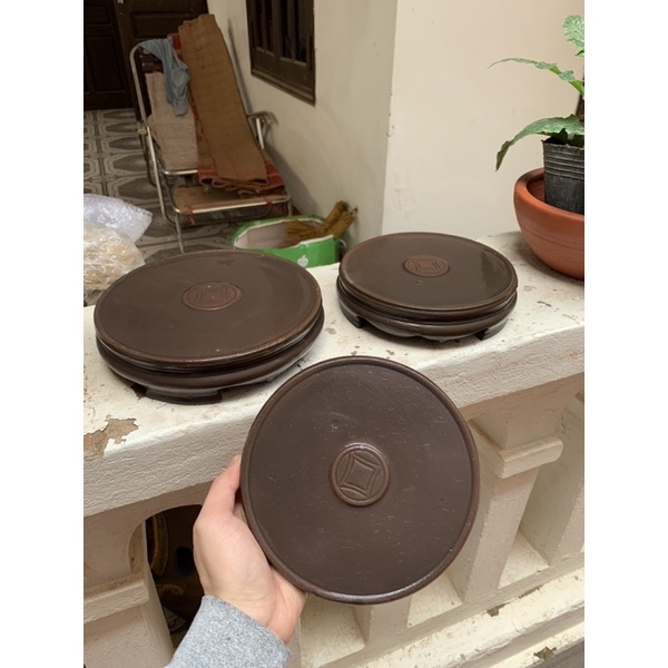 Đế gốm,đôn gốm bình hoa trang trí,tượng phật,chậu cây mini,vật phẩm 21,19,17,15,13cm