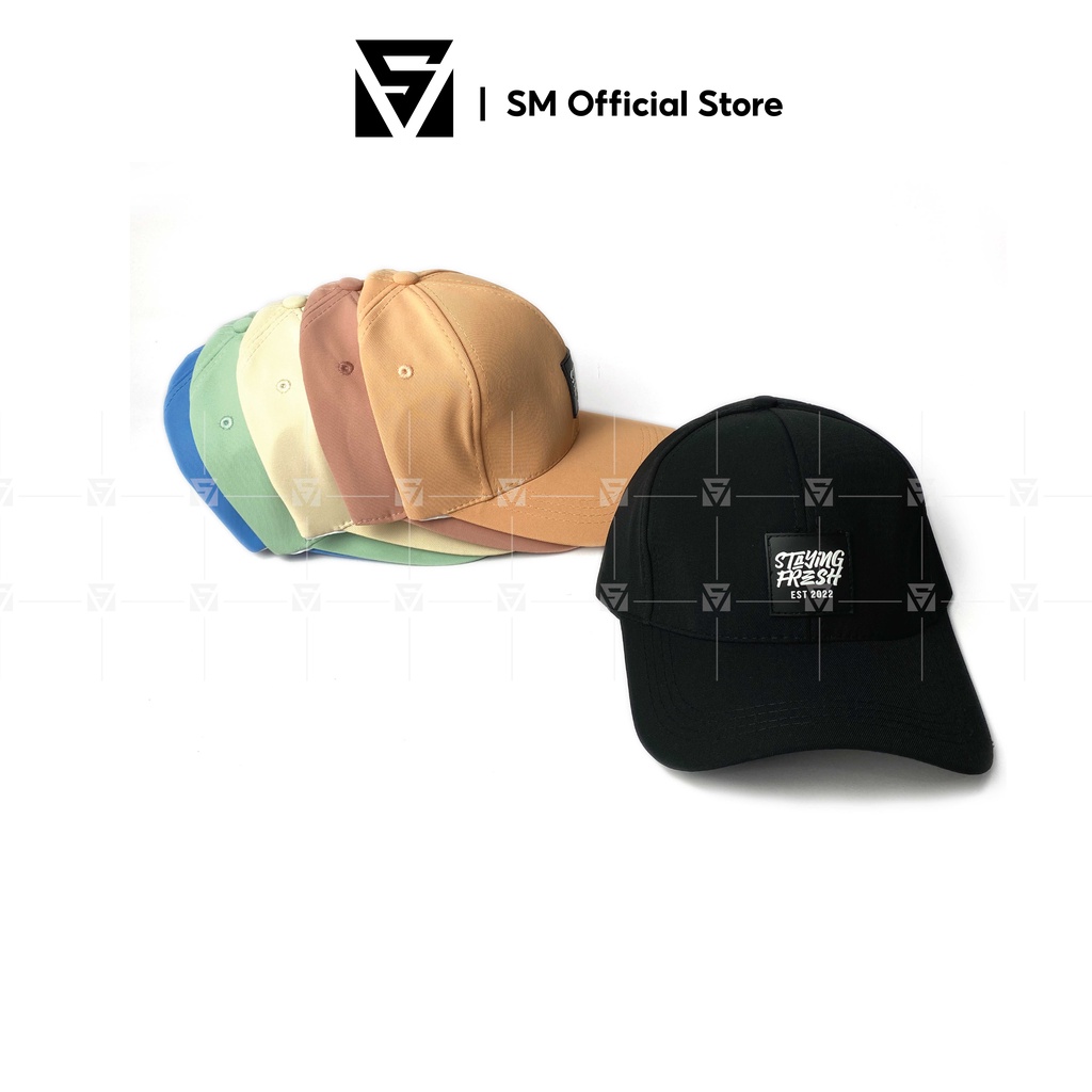 Mũ lưỡi trai nón kết logo cao su Staying Fresh mũ nón thời trang nam nữ phong cách ulzzang Hàn Quốc - SMN020