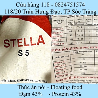 1kg Cám STELLA S5 THỨC ĂN cho cá Koi, cá rồng, cá ranchu ]
