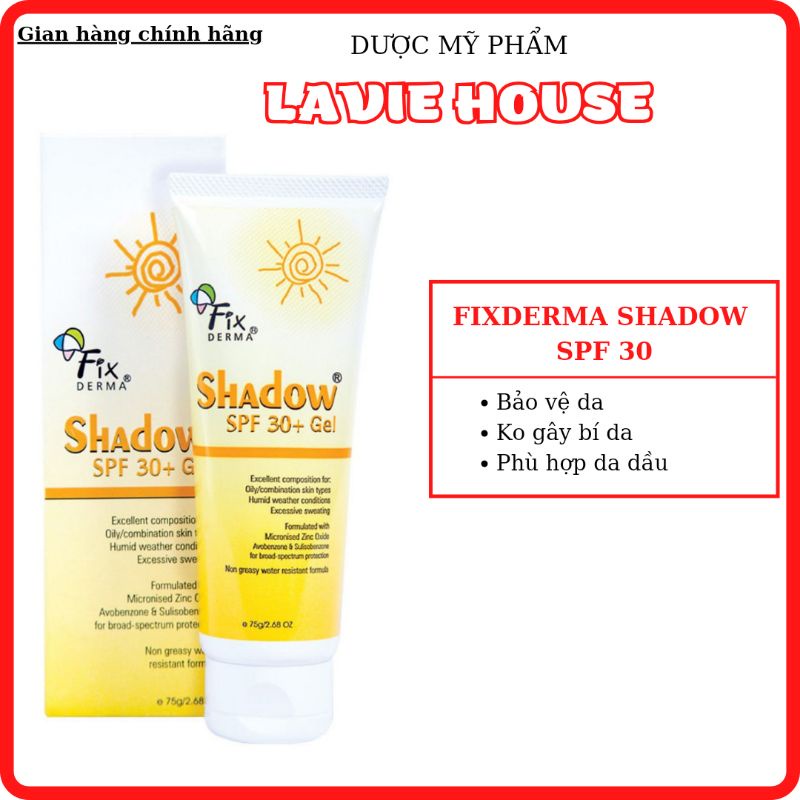 Kem chống nắng Fixderma Shadow spf 30