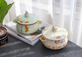 BÁT SỨ HÌNH NỒI 2 QUAI CÓ NẮP