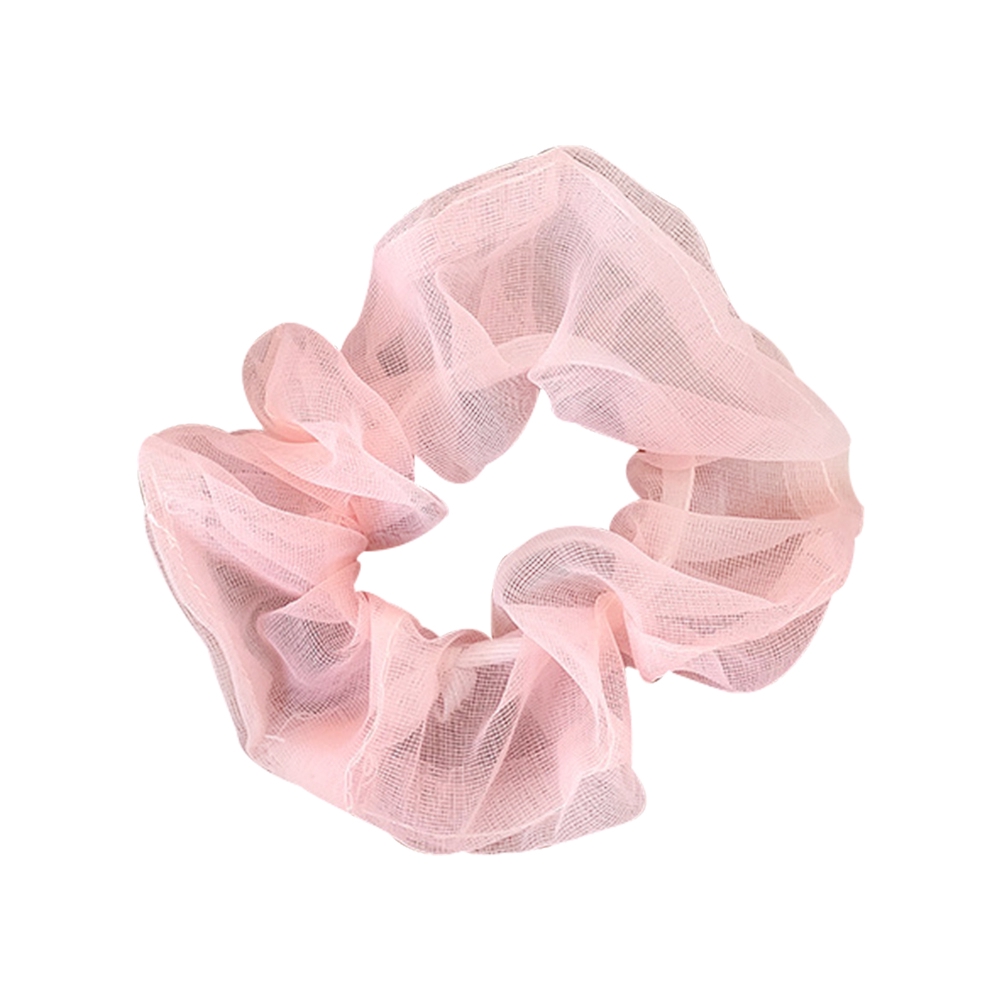 Dây buộc tóc ren màu trơn dễ thương cho nữ