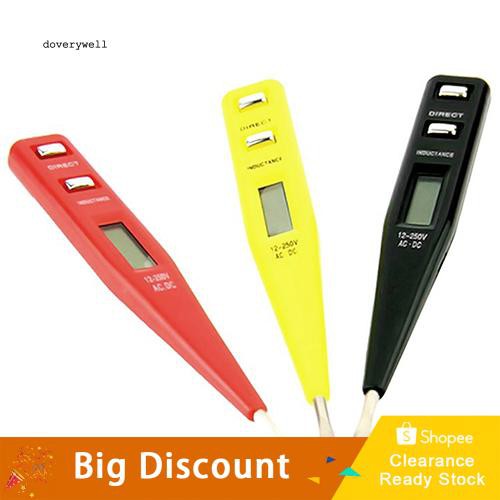 Bút thử điện 12v-250v AC DC tiện dụng chất lượng cao