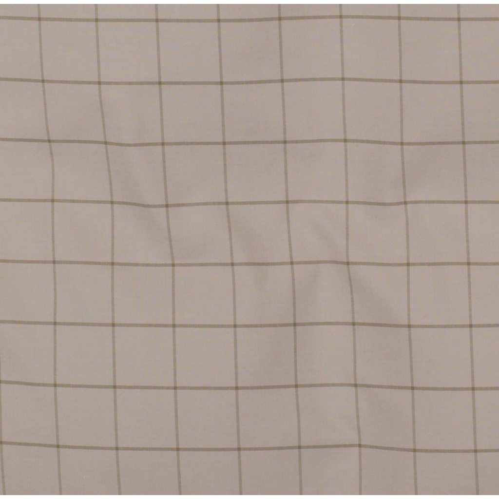 Bộ vỏ chăn gối đôi | JYSK Tanja | cotton | nâu kaki | R200xD220cm/R50xD70cm