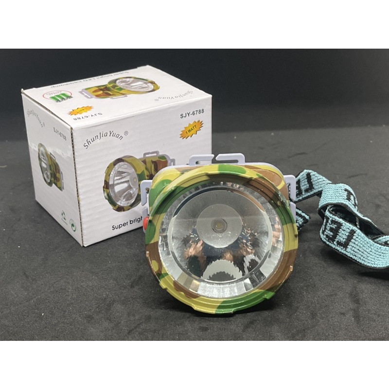 Đèn Pin Đội Đầu Sáng Mạnh 6788 Dùng 3 Viên Pin AAA