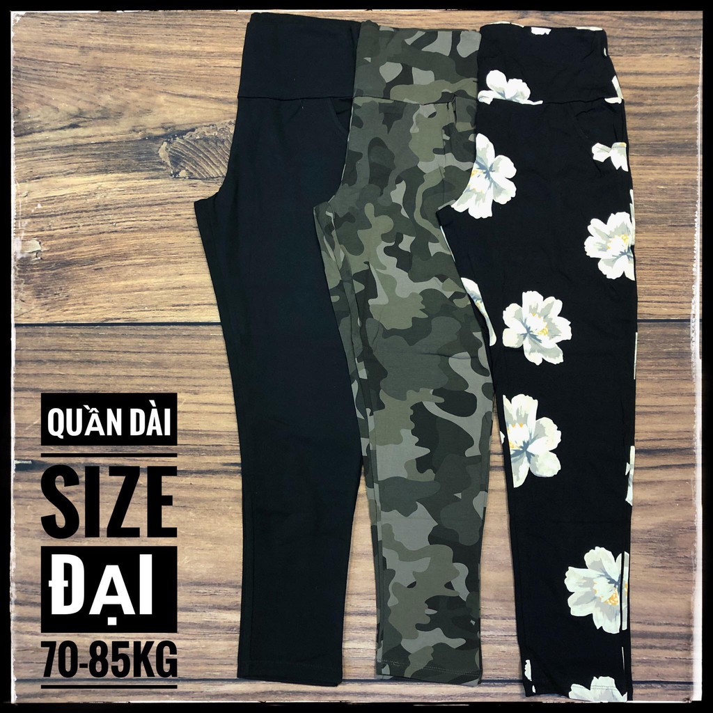 (55-95kg) Quần bigsize dài thun cotton