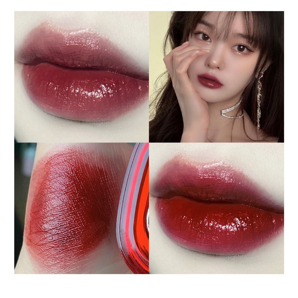 1pcs Ice Crystal Moisturize Lipstick Lasting Nourish Not Easy To Stain Waterproof Non-stick Cup Not Fade Lip Balm With B