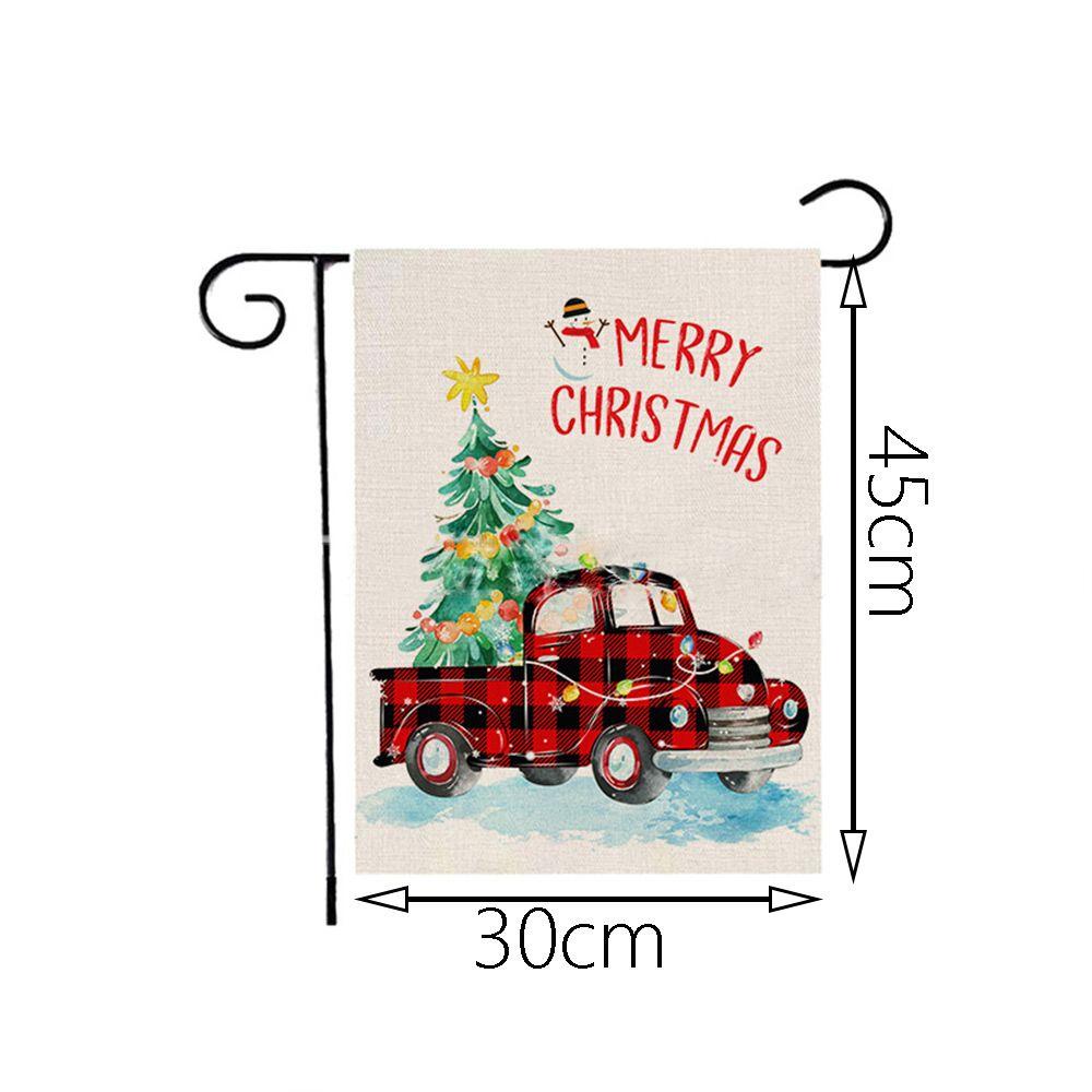 CONOPERY Cờ Hai Mặt Chống Thấm Nước Không Phai Màu Trang Trí Giáng Sinh