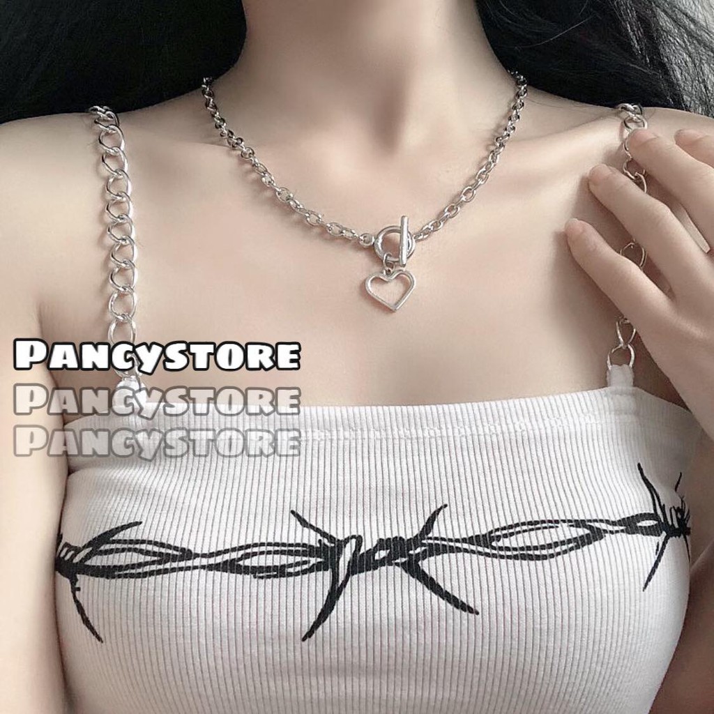 dây chuyền vòng cổ trái tim lồng thanh