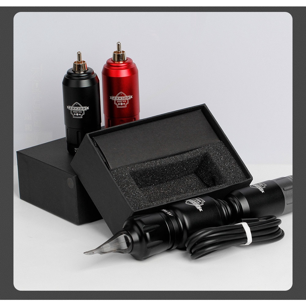 Bộ Máy Xăm Hình Không Dây Mini Giao Diện RCA Chất Lượng Cao