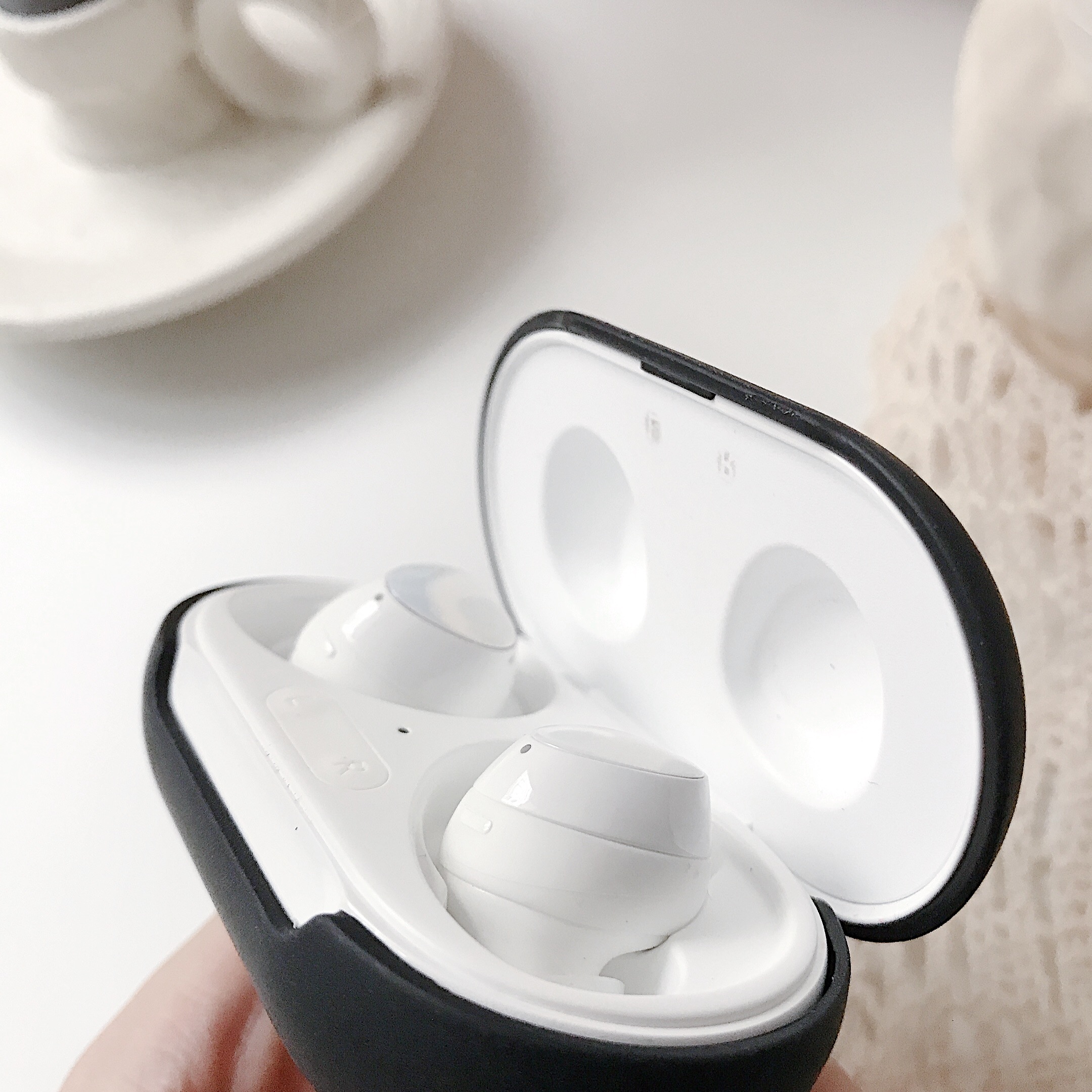 Samsung Galaxy Buds / Buds + Case Candy Color Samsung Buds + Cover Chống bụi Tai nghe Bảo vệ PC Vỏ cứng