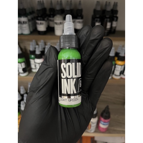 Mực xăm Solid Ink Light Green chính hãng USA