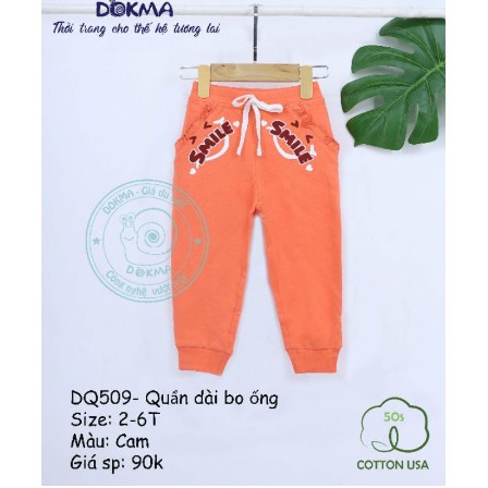 Quần dài bo ống Dokma DQ509 (2-6Y)