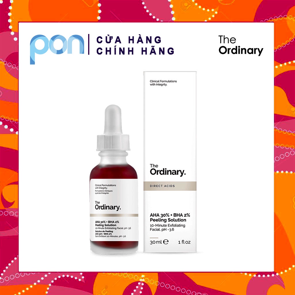 Serum peel da hoá học The Ordinary AHA 30% BHA 2% Peeling Solution (peel da the ordinary)