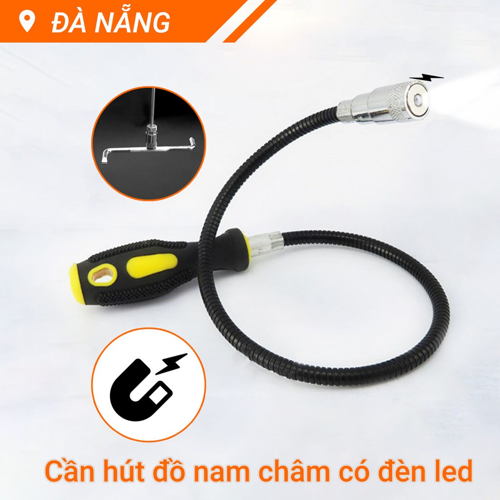 Cần nam châm hút đồ có LED