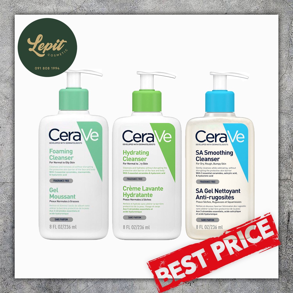 Sữa rửa mặt CeraVe - Srm CeraVe