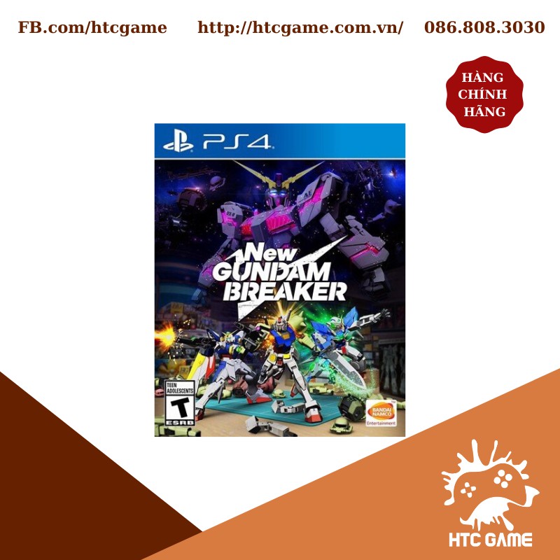 Đĩa game New Gundam Breaker dành cho máy PS4