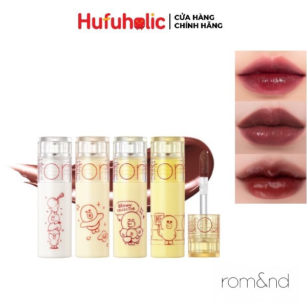 ROMAND – Son kem bóng mini lâu trôi mềm môi Juicy Lasting Tint mini ROMA14