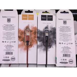 Dây sạc lighting hoco chính hãng dài 2m hỗ trợ sạc iphone 5,5s,6,6s,6splus,6plus,7,7plus,8,8plus,x,xs,...