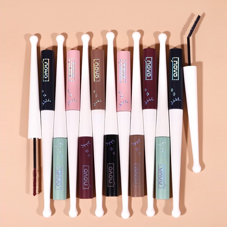Chuốt mi NOVO nhiều màu làm cong mi dày mi chống lem tự nhiên 3D Long And Curly Thin Pipe Mascara NOVO42 | BigBuy360 - bigbuy360.vn
