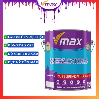Sơn bóng ngoại thất cao cấp VMAX V77 OPERA EXTERIOR Lon 5Lit