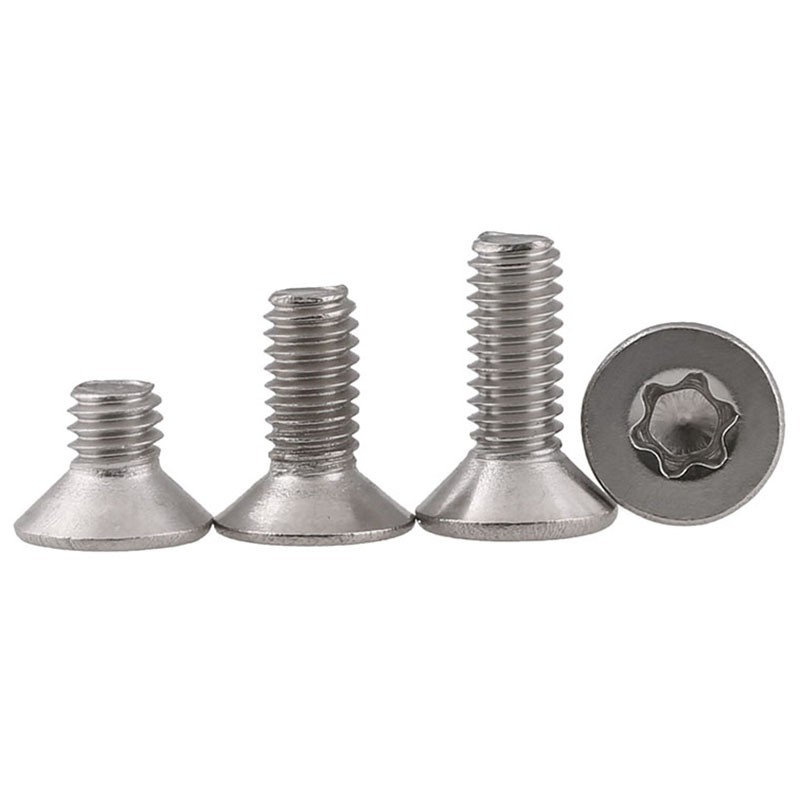 Ốc vít đầu dẹt thép không gỉ 304 A2 M2 M2.5 M3 M4 tiện lợi