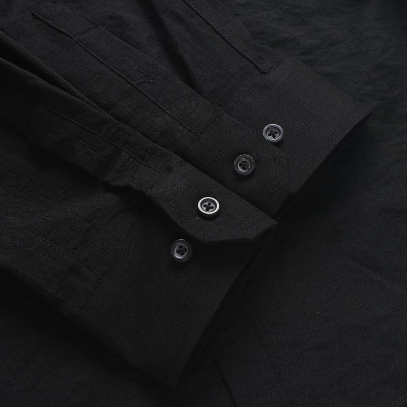 Áo Sơ Mi Nam Dài Tay Túi Hộp Chất Đũi Siêu Mát MS-02