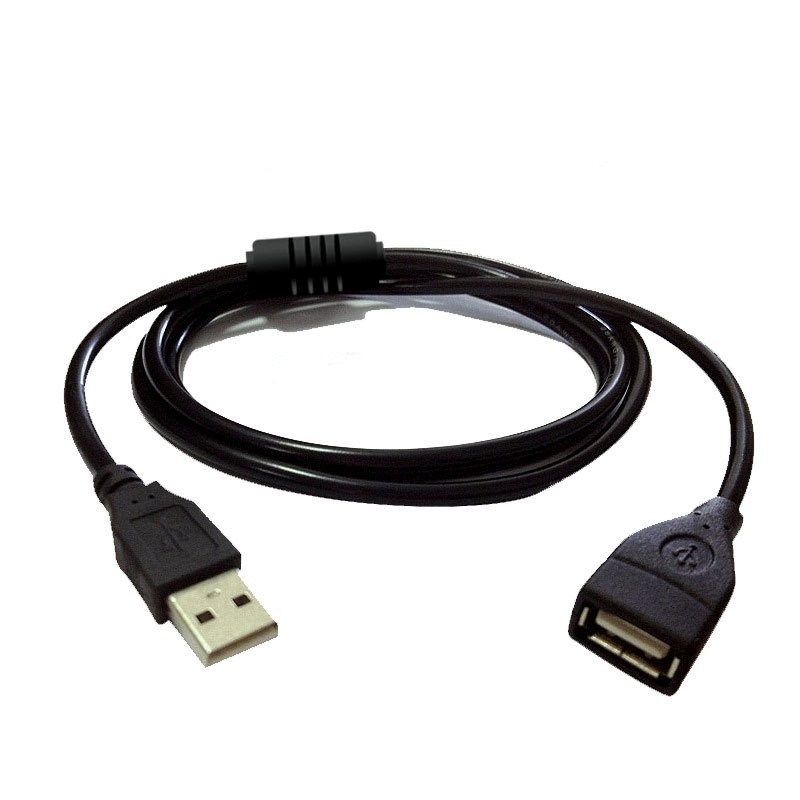 Dây Nối Dài Usb 1.5M Đen / Xanh Lá Cáp Nối Dài Chống Nhiễu 2 Đầu Siêu Bền