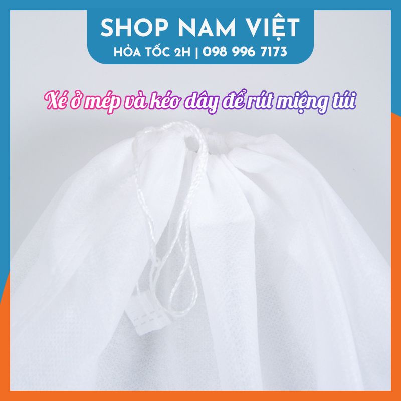 Túi Giày Vải Không Dệt Có Dây Rút, Túi Vải Đa Năng