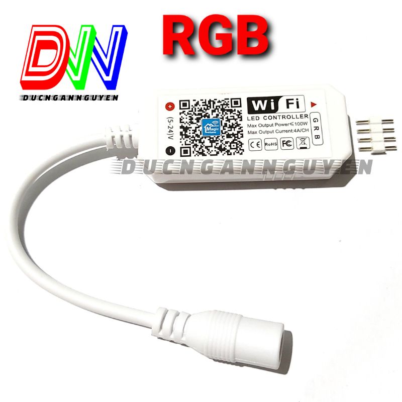 Bộ Điều Khiển LED RGB RGBW Wifi bằng điện thoại
