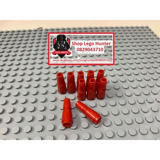 Lego phụ kiện Moc : combo 10 part trụ màu đỏ