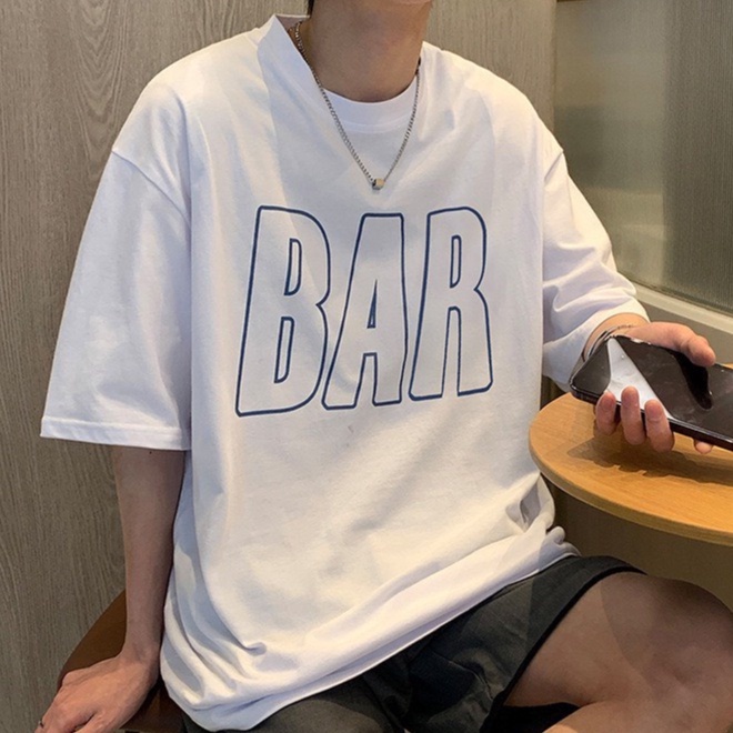 Áo phông Unisex nam nữ chữ BAD to form rộng đẹp- Áo thun tay lỡ kiểu hàn quốc vải cotton HARI in hoạ tiết