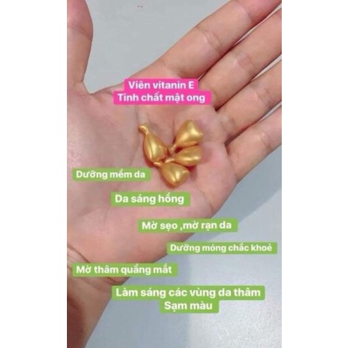 🌸🌼 🐝Viên thoa dưỡng da Vitamin E HEALTH PRO Royal Jelly, Aloe Vera & Avocado 90 viên  🌺🐝