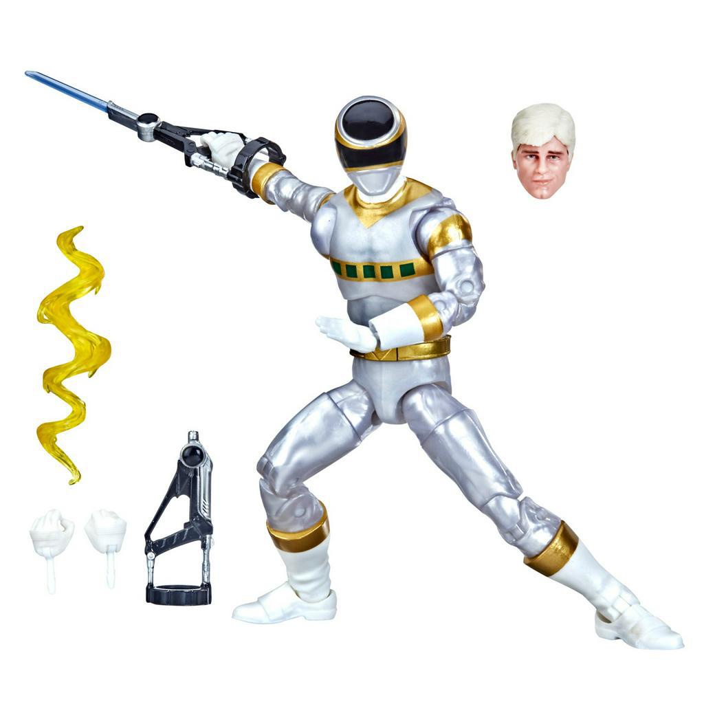 Mô Hình Power Ranger Lightning Collection In Space Silver Ranger Hasbro Siêu Nhân Vũ Trụ Bạc