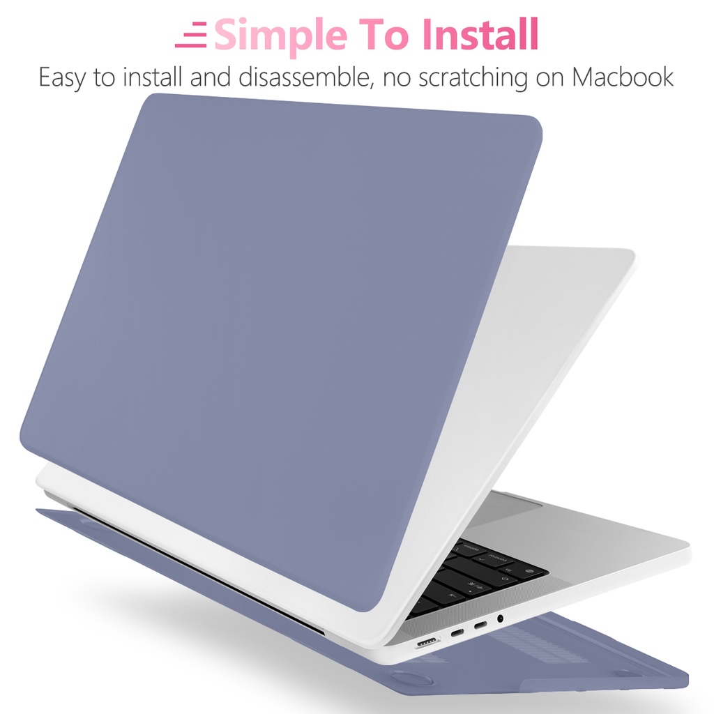 Ốp bảo vệ BATIANDA thích hợp cho Macbook Pro14 M1 2021 Air13 A2179 A2337 M1 A1932 A1466 Retina13 15 16inch A2338 A2159