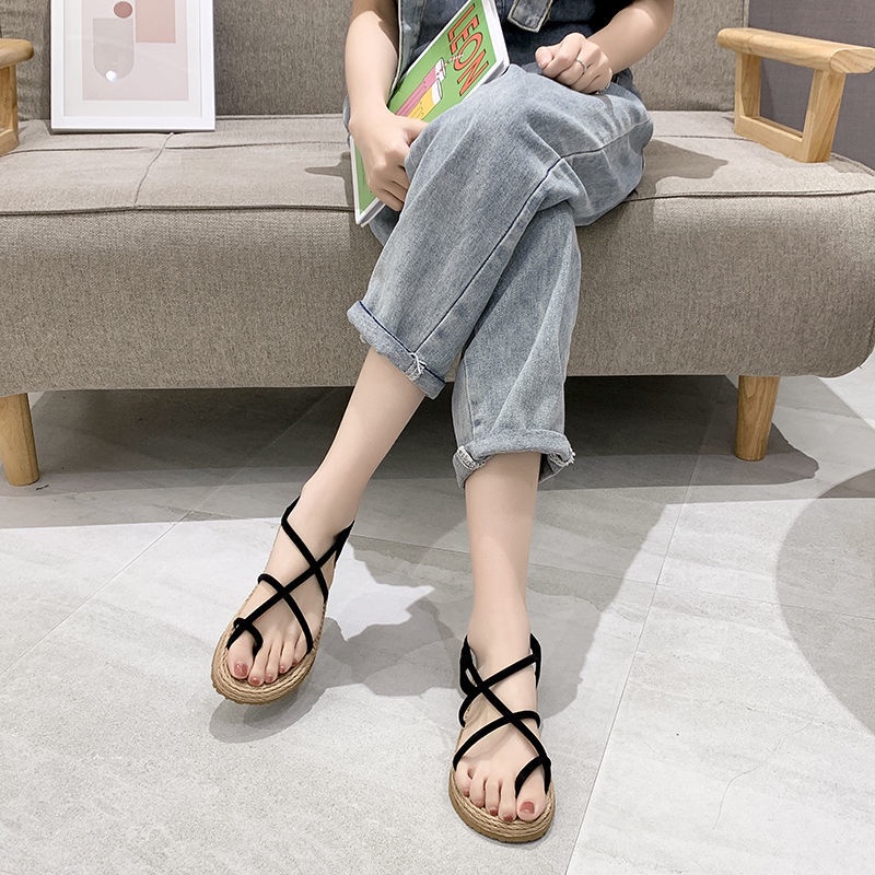 Giày Sandal Đế Dày Trọng Lượng Nhẹ Phong Cách Thời Trang Mùa Hè~2022