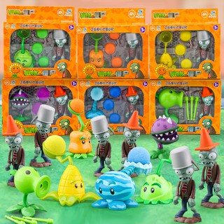 Toys Playset Plants VS Zombie Carton Plastic Figures