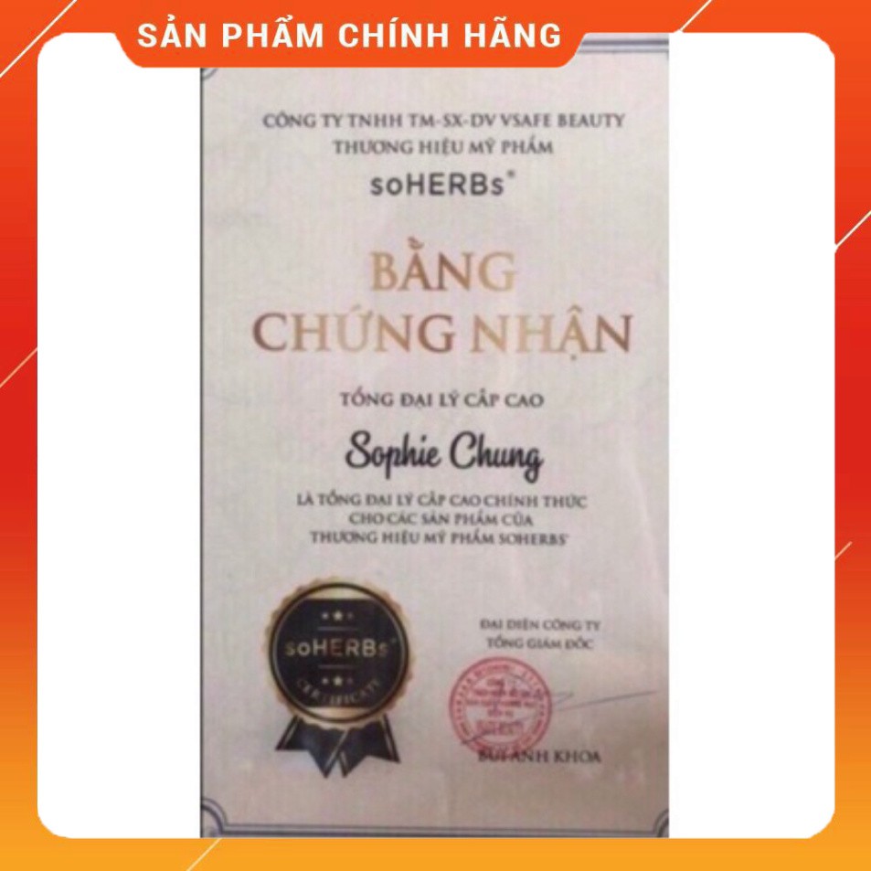 Sữa tắm trắng lưu hương soherbs 250ml chính hãng