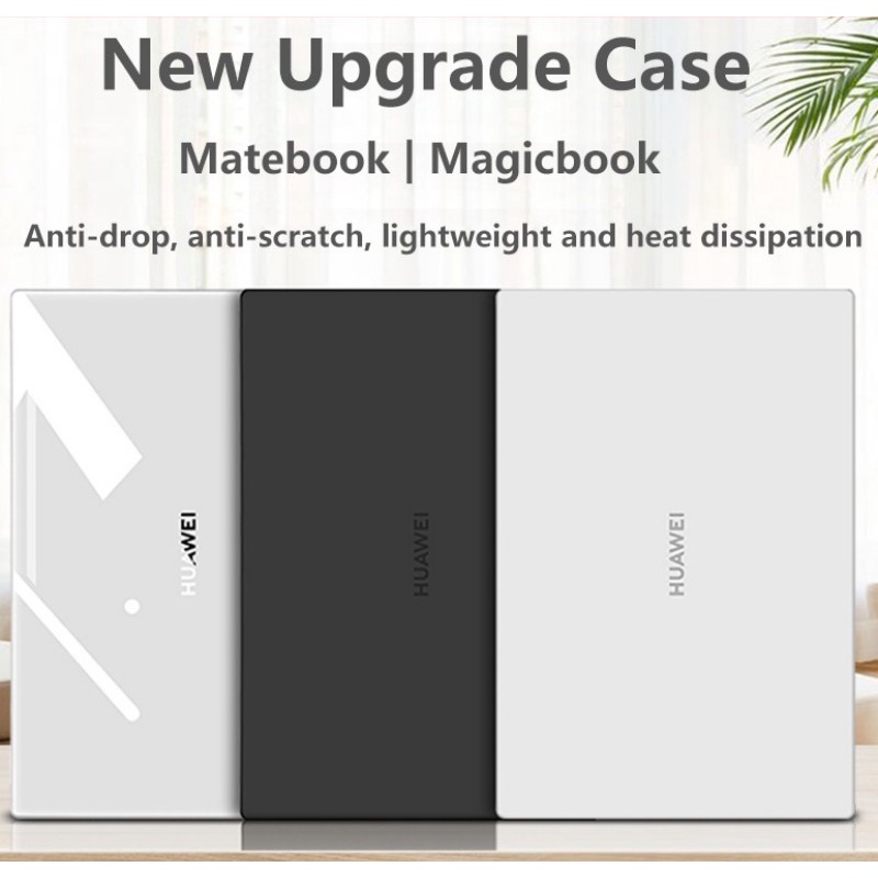 Ốp bảo vệ BATIANDA cứng nhám có miếng phủ bàn phím 2 trong 1 cho Huawei MateBook D14 D15 Honor MagicBook 14 15 X14 X15