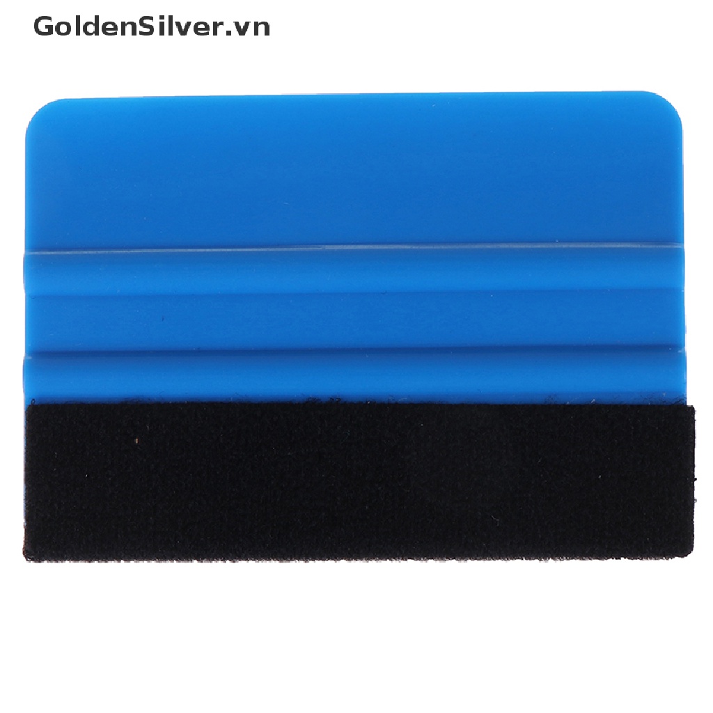 Dụng Cụ Làm Sạch Cửa Sổ Xe Hơi Bằng Vải Nỉ Màu Vàng Đồng