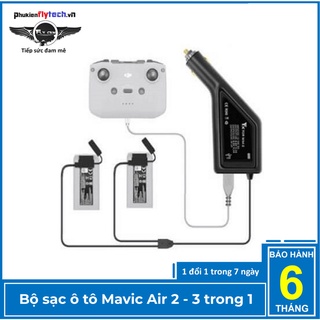 Bộ sạc ô tô Mavic Air 2 sạc pin thông minh 3 trong 1 - YXtech - Chính hãng, đảm bảo an toàn, Pin sạc nhanh, tiện lợi
