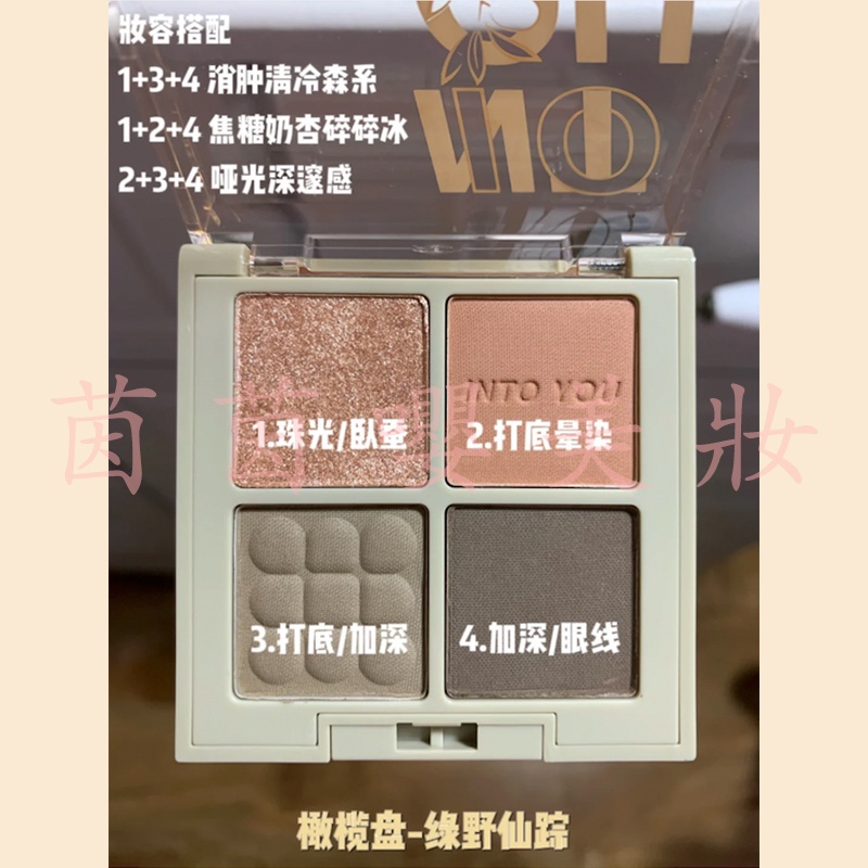 Bảng Phấn Mắt Into You Nhiều Màu Sắc Tông Đất Mịn Ánh Ngọc Trai Không Bị Nghiền