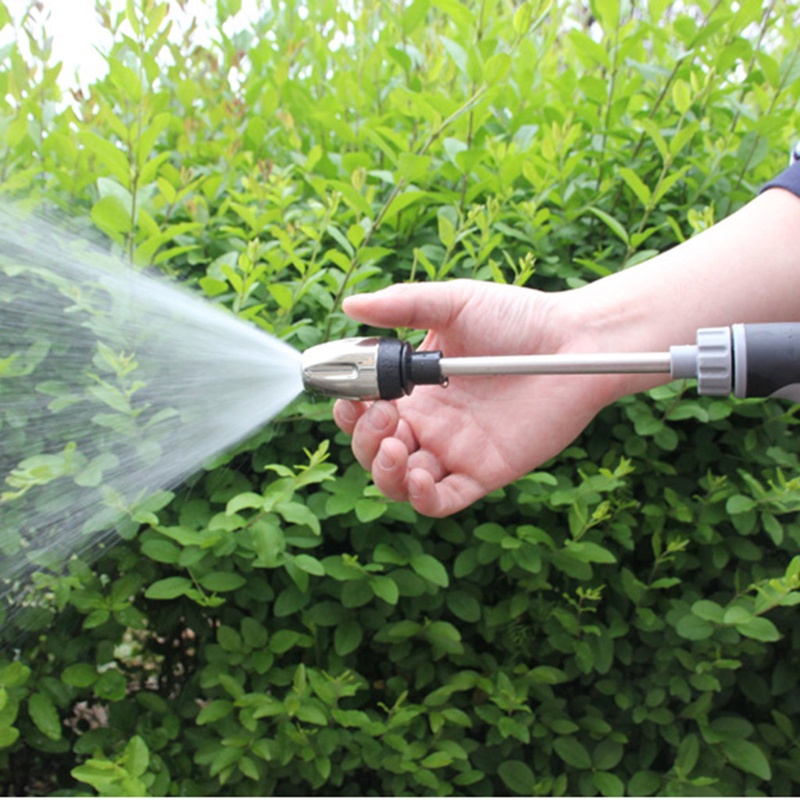 Vòi Xịt Nước Áp Lực Cao Bằng Kim Loại Cán Dài Tiện Dụng Cho Sân Vườn/ Xe Máy/ Xe Hơi