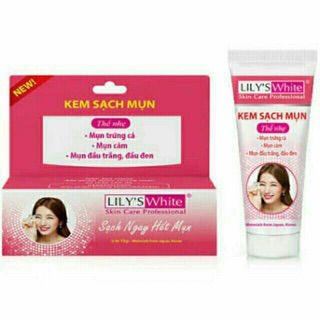 Kem mụn - xoá thâm - mờ sẹo lily’s white thể nhẹ