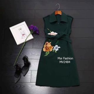 Áo khoác thêu hoa cao cấp