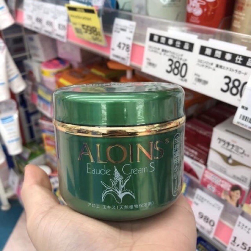 Kem Xanh Lô hội Aloins Eaude Cream Dưỡng Da Toàn Thân Hàng Nhật Bản