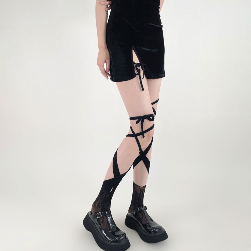 Tất Lưới Xuyên Thấu Hở Ngón Thời Trang Lolita