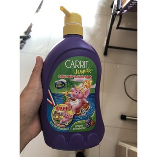 Sữa tắm gội toàn thân cho bé Carrie Junior 700g chính hãng (MEMOMOSHOP)