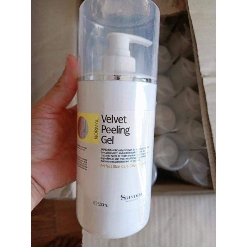 Tẩy da chết skindom chai 500ml dùng cá nhân và spa tmv