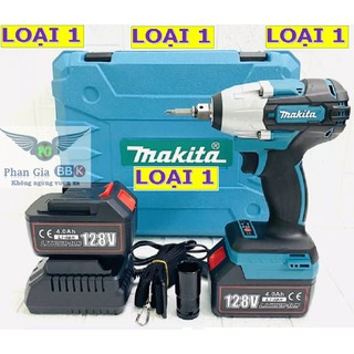 Máy Siết bulong, bắt vít đa chức năng MAKITA 128V Không Chổi Than Pin 10Cell